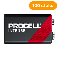 Duracell Procell Alkaline Intense 9V Batterij (100 stuks) Procell Alkaline Intense 9V Batterij (100 stuks)
