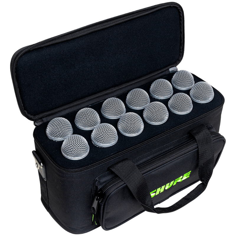 MICBAG12 Draagtas voor 12 bedrade microfoons