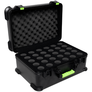 MICCASE30 Kunststof koffer voor 30 bedrade microfoons