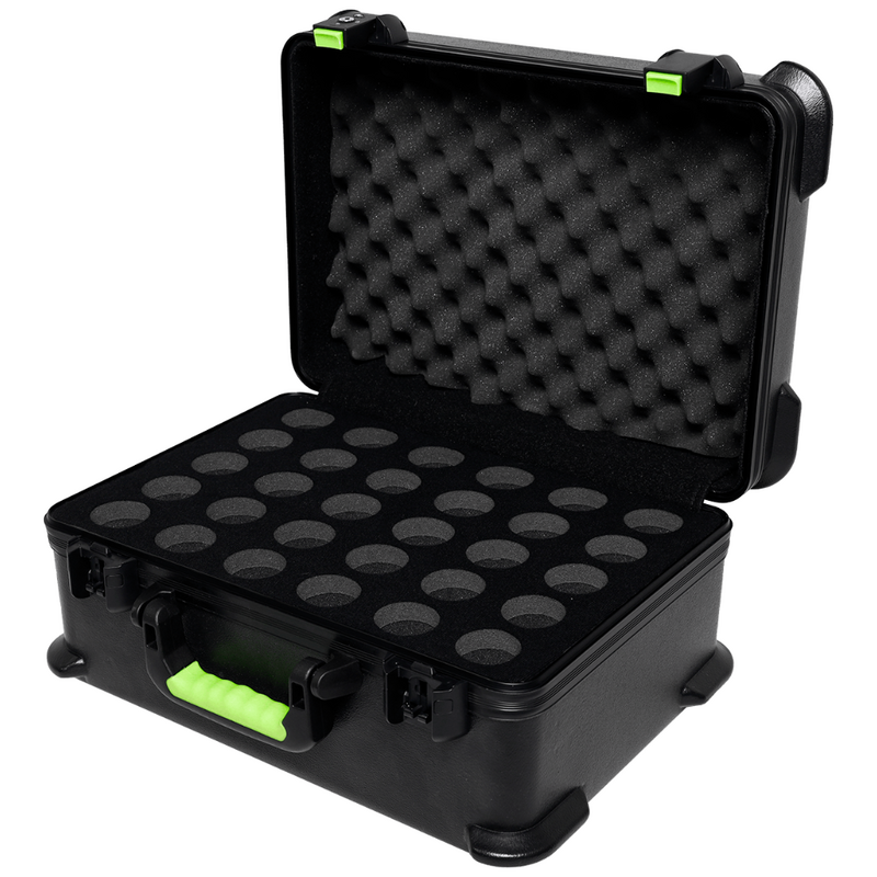 MICCASE30 Kunststof koffer voor 30 bedrade microfoons