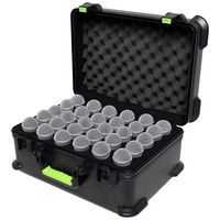MICCASE30 Kunststof koffer voor 30 bedrade microfoons