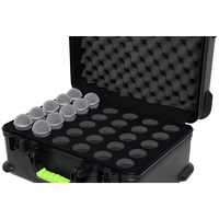MICCASE30 Kunststof koffer voor 30 bedrade microfoons