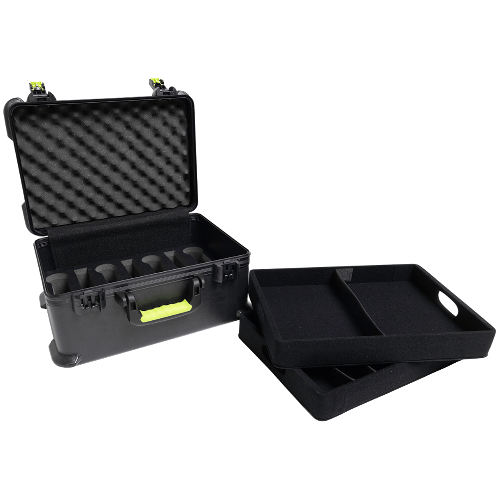 Shure MICCASEW07 Kunststof koffer voor 7 draadloze microfoons