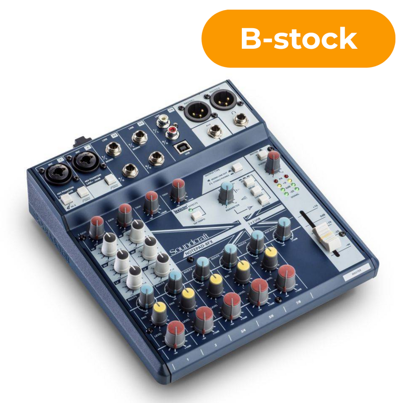 Soundcraft Notepad-8FX PA mixer met effecten (B-stock) Notepad-8FX PA mixer met effecten (B-stock)