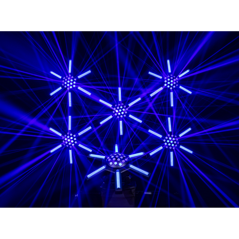 Hurricane 320 Derby moonflower effect 6x 40W RGBW