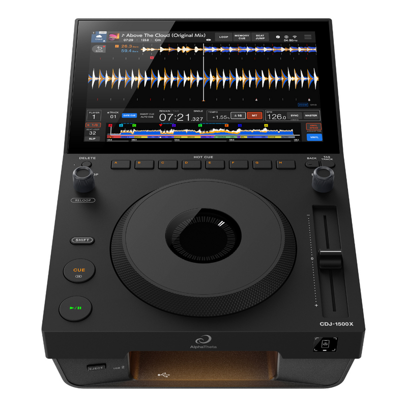 AlphaTheta CDJ-1500X DJ Tabletop mediaspeler CDJ-1500X DJ Tabletop mediaspeler