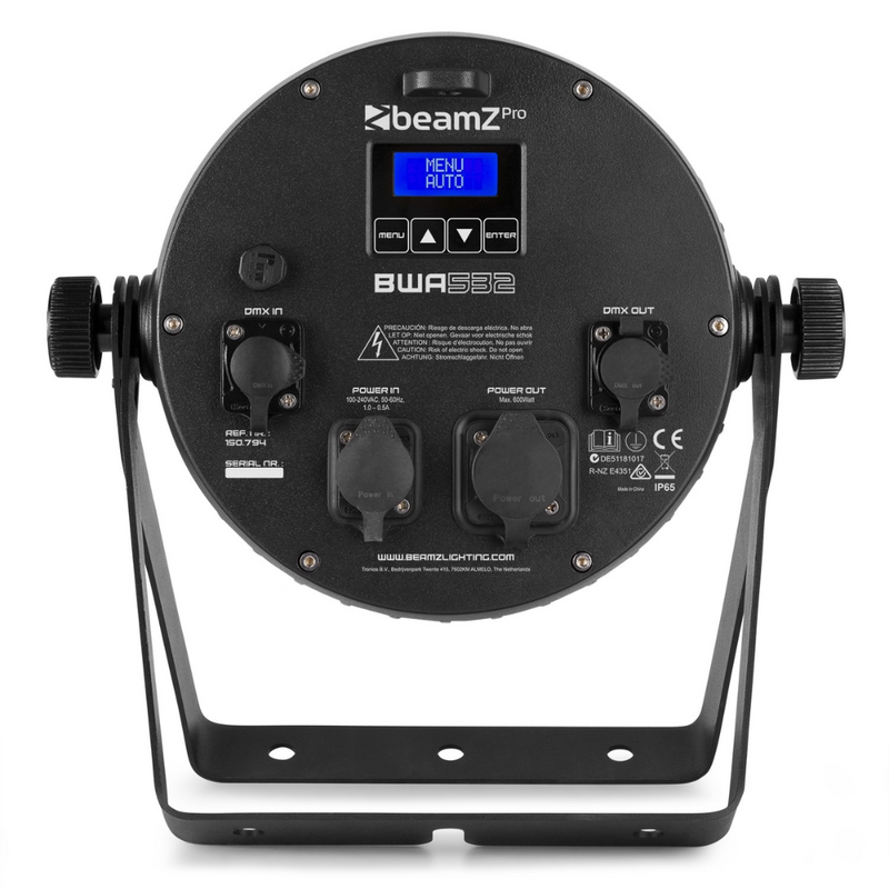 BeamZ BWA532 Aluminium IP65 LED par 12x 12W BWA532 Aluminium IP65 LED par 12x 12W