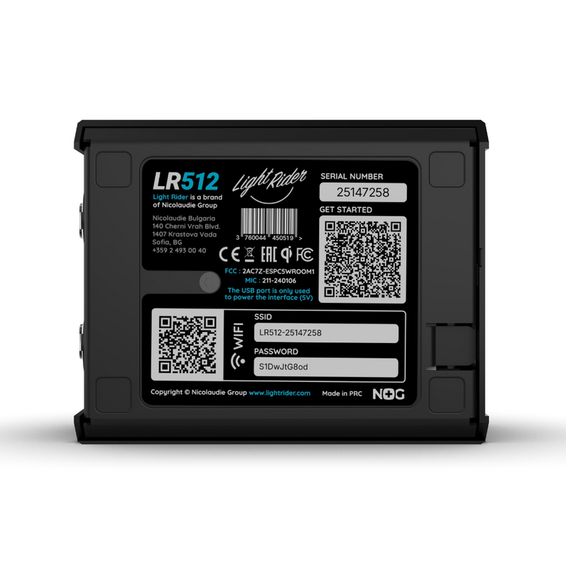 Light Rider LR512 WIFI DMX interface