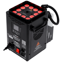 Vulkan Cube Mini Verticale rookmachine 1200W 12x RGBA LED