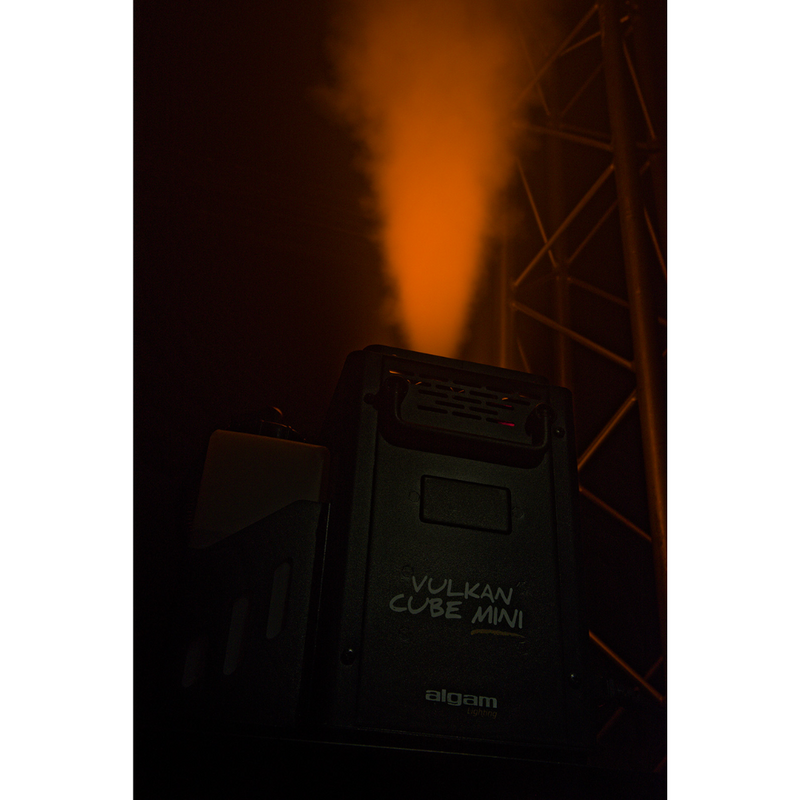Vulkan Cube Mini Verticale rookmachine 1200W 12x RGBA LED