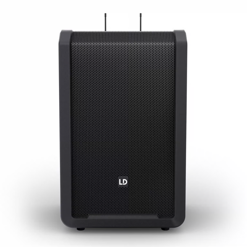 LD Systems ANNY 12 BPH2 B5/B6 mobiele accu speaker met 2 draadloze headsetmicrofoons ANNY 12 BPH2 B5/B6 mobiele accu speaker met 2 draadloze headsetmicrofoons