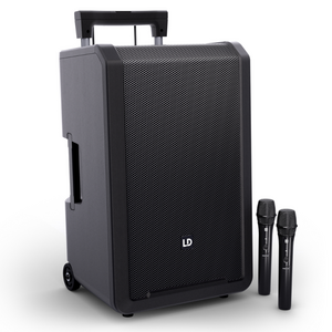 LD Systems ANNY 12 HHD2 B5/B6 mobiele accu speaker met 2 draadloze microfoons ANNY 12 HHD2 B5/B6 mobiele accu speaker met 2 draadloze microfoons