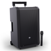 ANNY 12 HHD B5/B6 mobiele accu speaker met draadloze microfoon