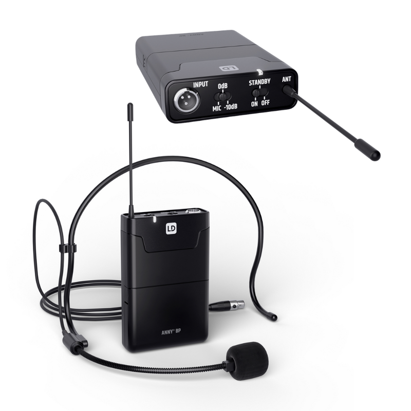 LD Systems ANNY 12 BPH B5/B6 mobiele accu speaker met draadloze headsetmicrofoon ANNY 12 BPH B5/B6 mobiele accu speaker met draadloze headsetmicrofoon