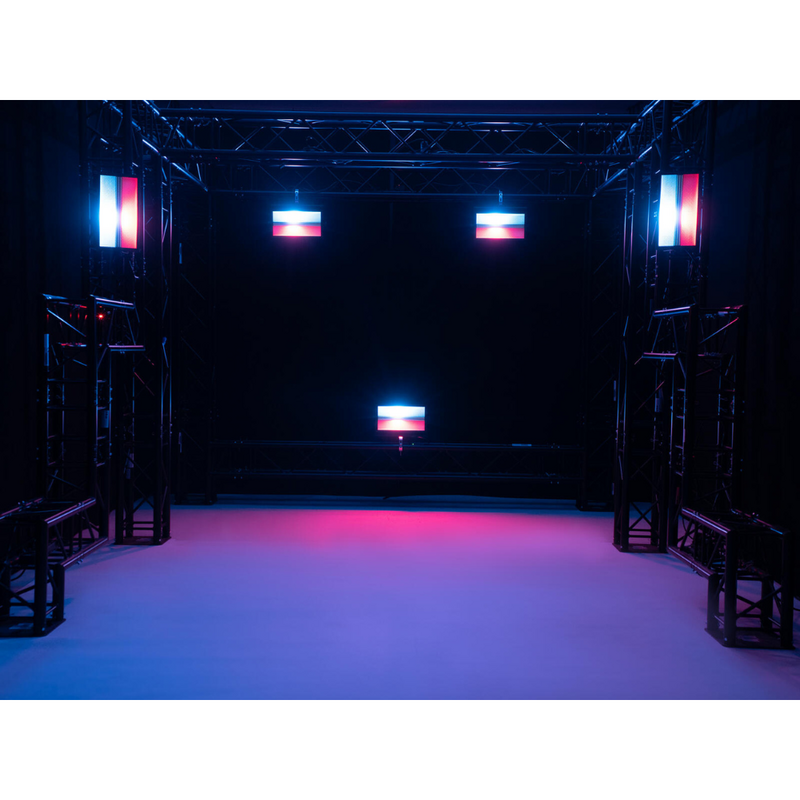 4x LED Super Strobe ABL Stroboscoop met flightcase set