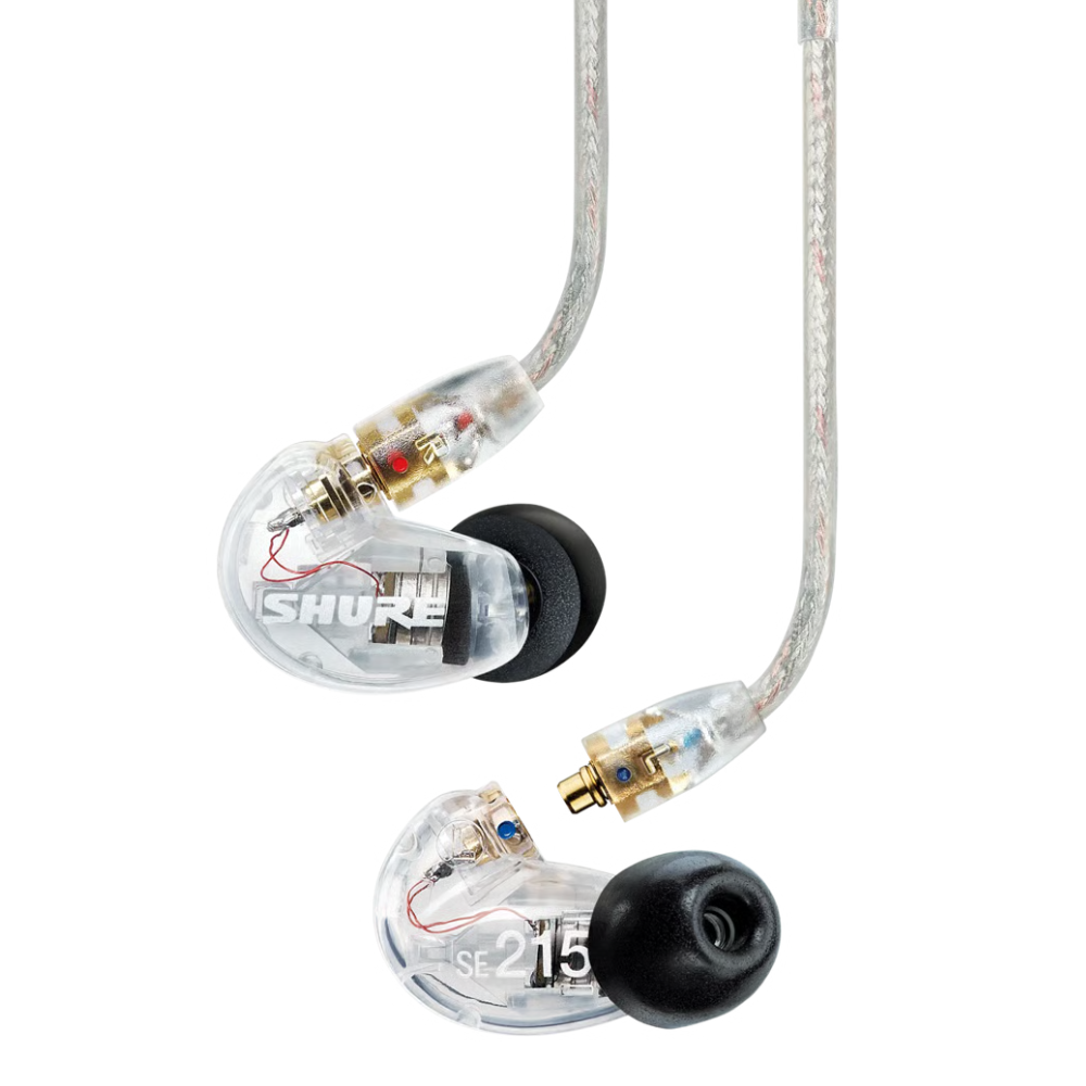 Shure SE215-CL gesloten in-ears transparant