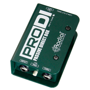 Radial ProDI Passieve DI-box met Radial transformator