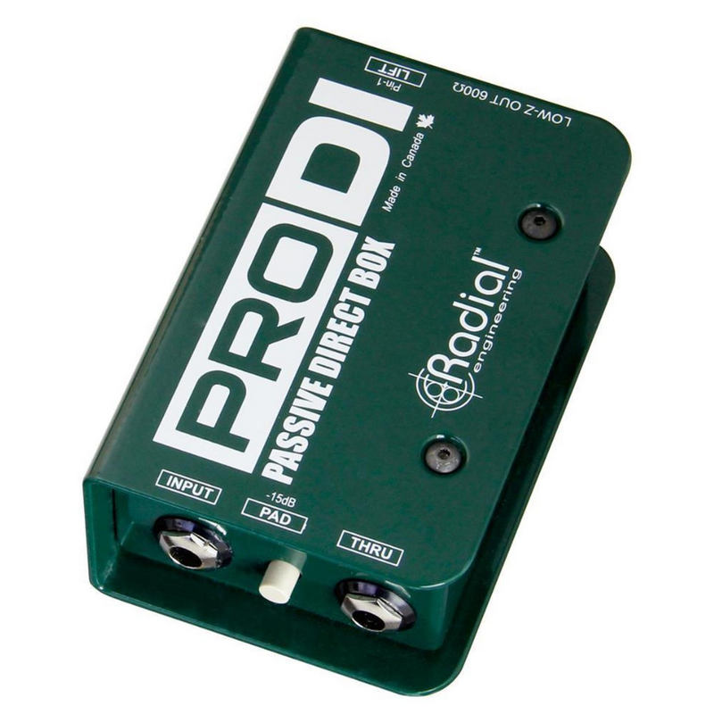ProDI Passieve DI-box met Radial transformator