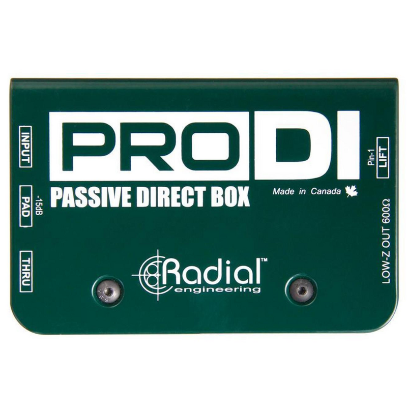 ProDI Passieve DI-box met Radial transformator