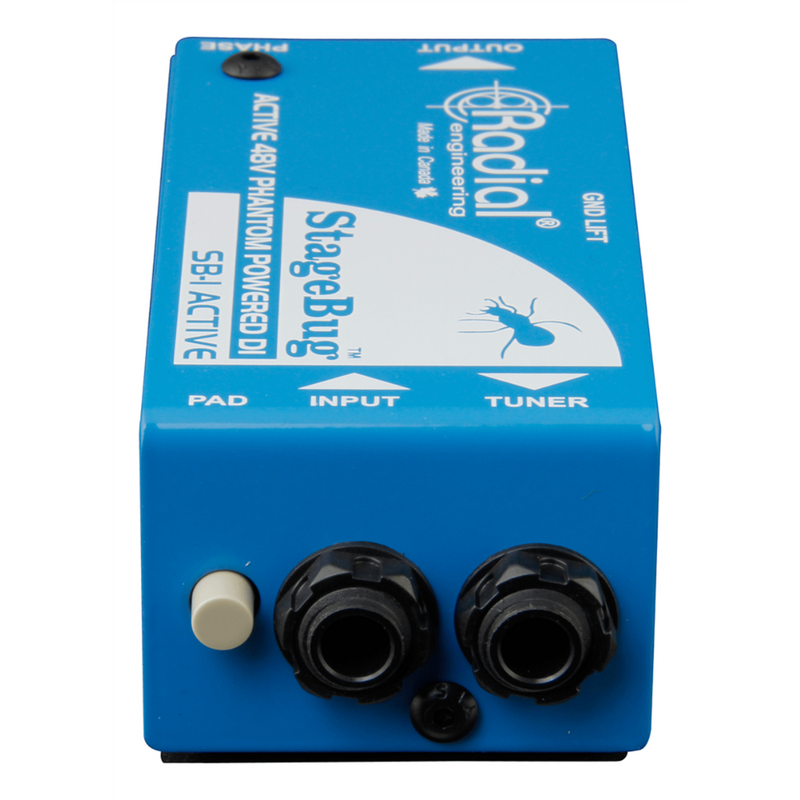 Radial StageBug SB-1 Actieve DI-box voor akoestische gitaar StageBug SB-1 Actieve DI-box voor akoestische gitaar