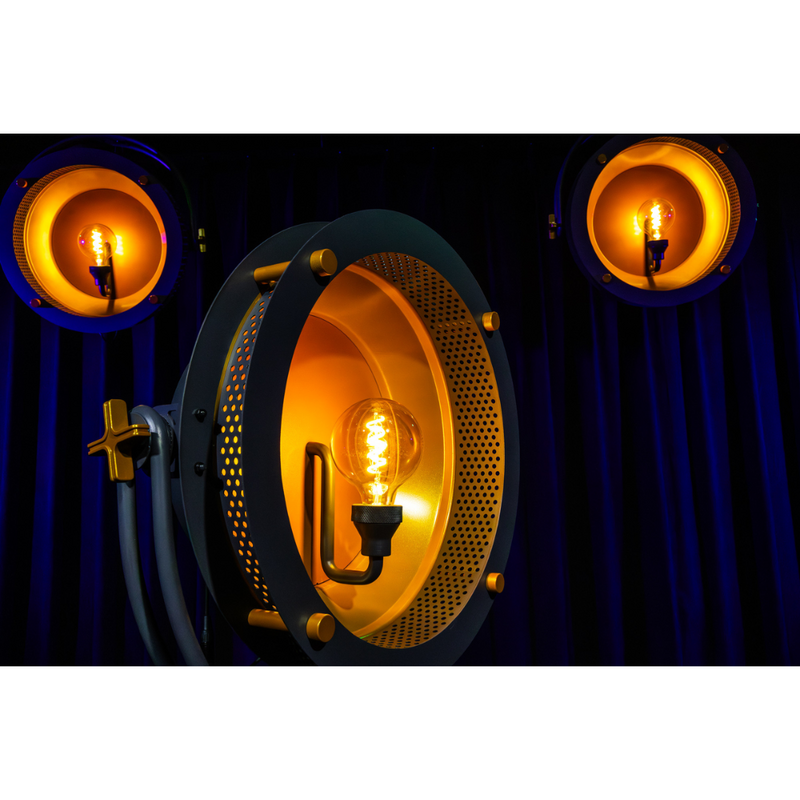 Showtec Edison Vintage 1 Lichteffect Retro DMX LED met E27 lamp grijs Edison Vintage 1 Lichteffect Retro DMX LED met E27 lamp grijs