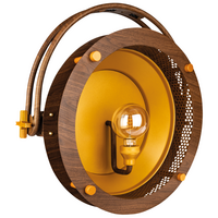 Showtec Edison Vintage 1 Lichteffect Retro DMX LED met E27 lamp houtnerf Edison Vintage 1 Lichteffect Retro DMX LED met E27 lamp houtnerf