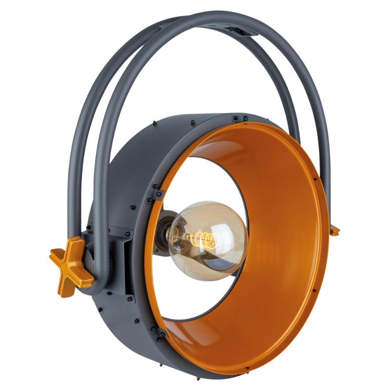 Edison Vintage 2 Lichteffect Retro DMX LED met E27 lamp grijs