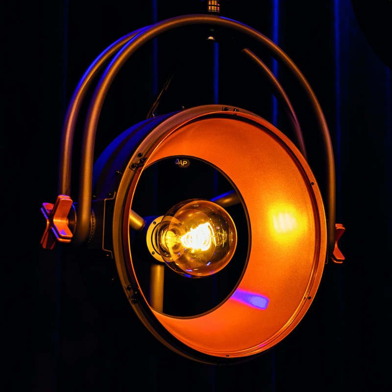 Edison Vintage 2 Lichteffect Retro DMX LED met E27 lamp grijs