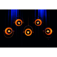 Edison Vintage 2 Lichteffect Retro DMX LED met E27 lamp grijs