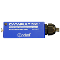 Catapult Mini RX Passieve 4-kanaals audiosplitter Cat5/6 XLR-male