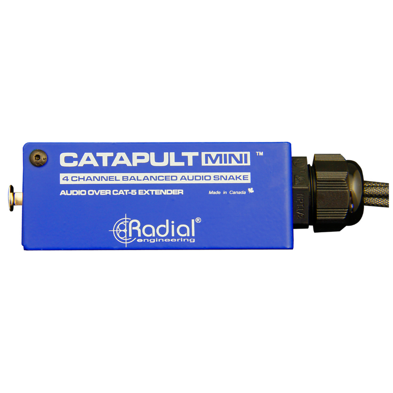 Catapult Mini RX Passieve 4-kanaals audiosplitter Cat5/6 XLR-male