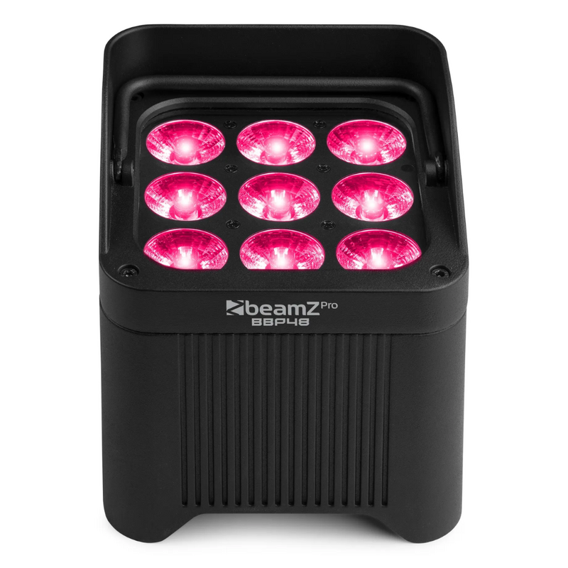 BBP48 verticale LED par op accu 9x 12W IP65