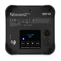 BBP48 verticale LED par op accu 9x 12W IP65
