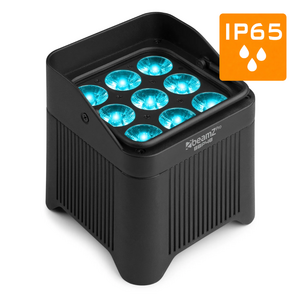 BeamZ BBP48 verticale LED par op accu 9x 12W IP65