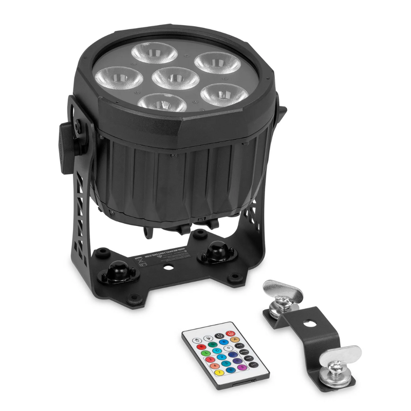 WXB620 LED par op accu 6x 20W RGBALC IP65