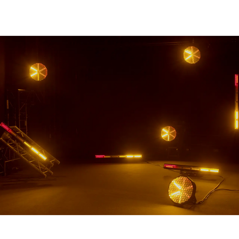 LED Retro 6 Spot ABL LED par RGB