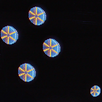 LED Retro 6 Spot ABL LED par RGB