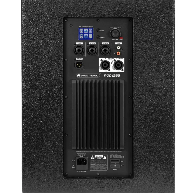 Omnitronic ROD-1283 Actief kolomspeaker systeem met BT ROD-1283 Actief kolomspeaker systeem met BT