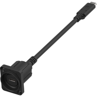NAUSBC-5G-FL25 Chassisdeel Connector USB-C zwart 25cm