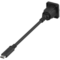 NAUSBC-5G-FL20 Chassisdeel Connector USB-C zwart 20cm
