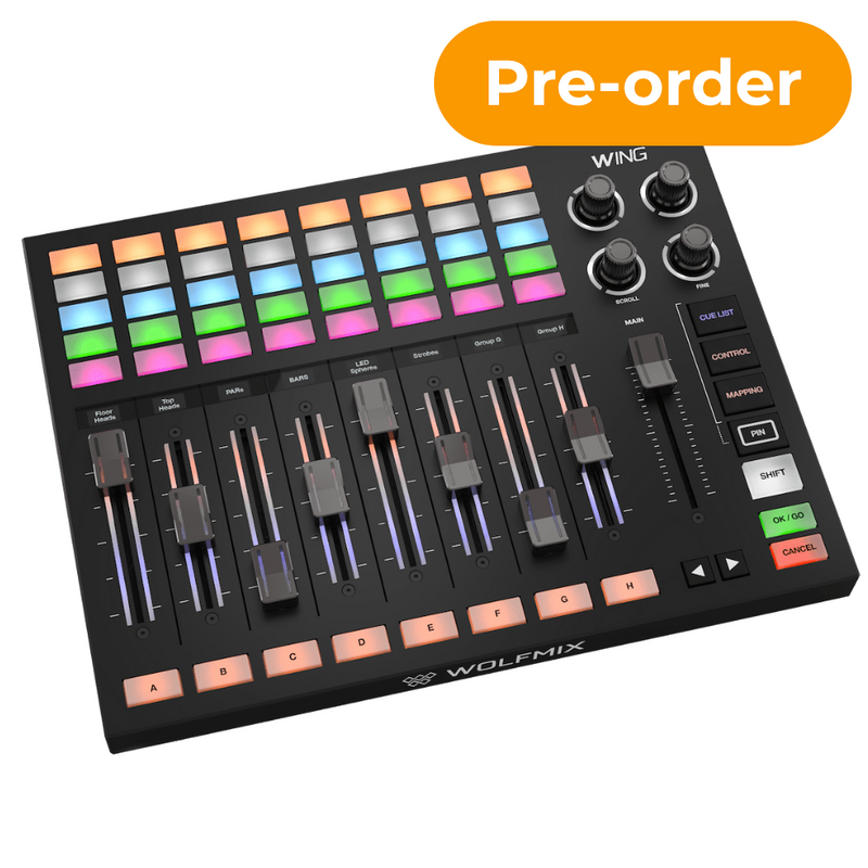 Wolfmix WING DMX-lichtcontroller WING DMX-lichtcontroller