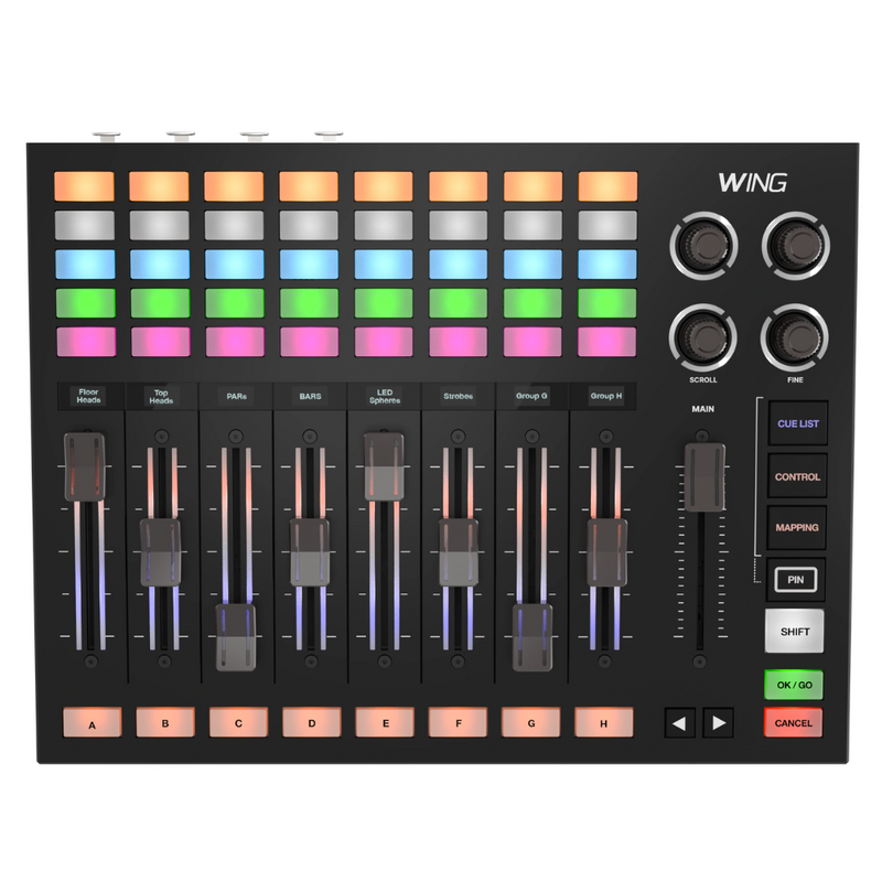 W1 MK3 + WING DMX-lichtcontrollers