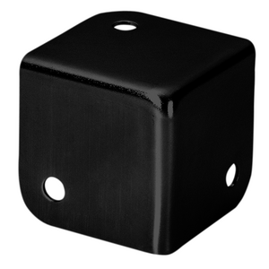 Adam Hall 4000 BLK Platte hoek klein zwart