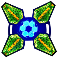 Algam Lighting VINTAGE-FLOWER Multi-LED Lichteffect RGBW 298W VINTAGE-FLOWER Multi-LED Lichteffect RGBW 298W