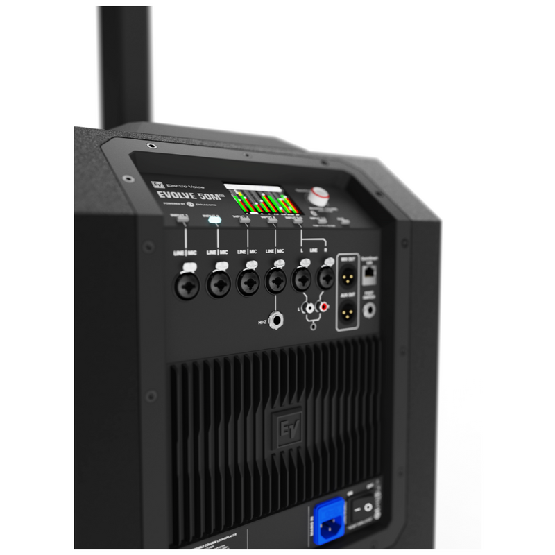 EVOLVE 50M G2 actief kolom PA systeem zwart