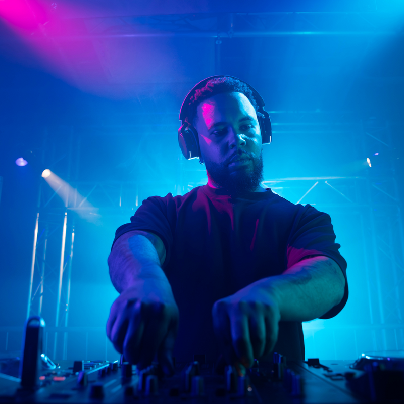 HDJ-F9 draadloze DJ koptelefoon
