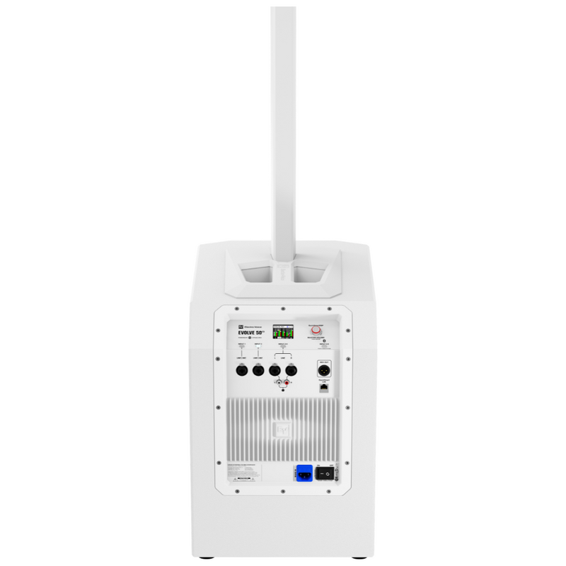 EVOLVE 50 G2 W actief kolom PA systeem wit