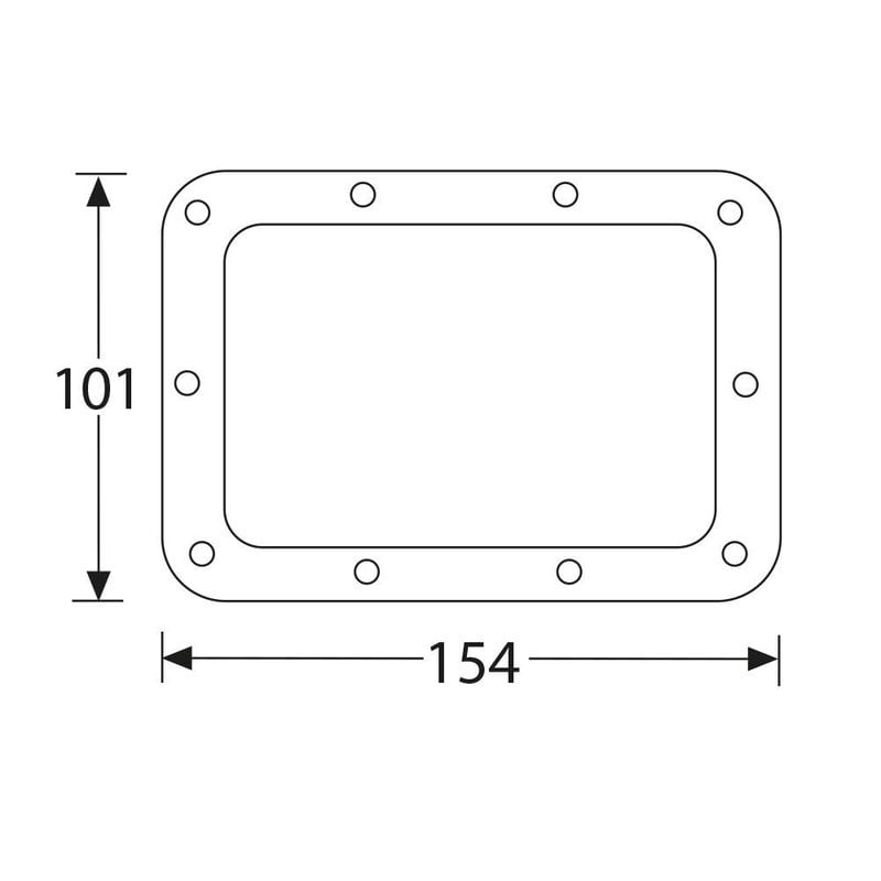 34092 Montage achterring voor 34082 handvat