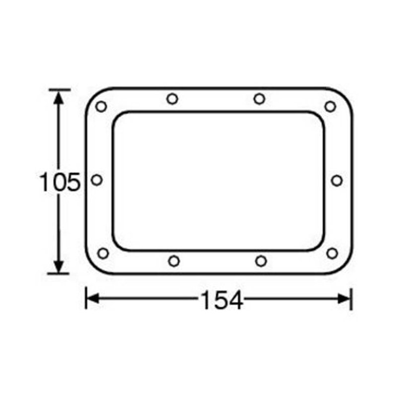 34093 Montage achterplaat voor 34082 handvat