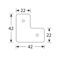 Adam Hall 40406 Overzethoek 40406 Overzethoek